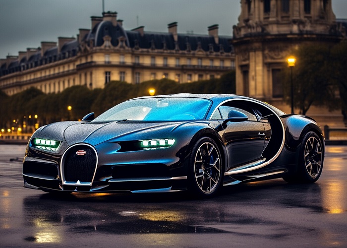 Скорость Bugatti Chiron ограничена 420 км в час/ Фото: europosters.de