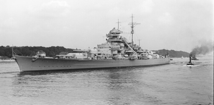 Линкор «Бисмарк» был крупнейшим военным кораблем своего времени/ Фото: wikimedia.org