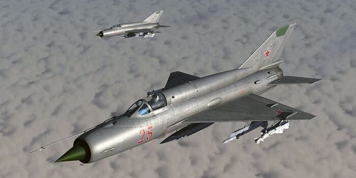 МиГ-21 называли «балалайкой» из-за формы крыльев/ Фото: aviation21.ru