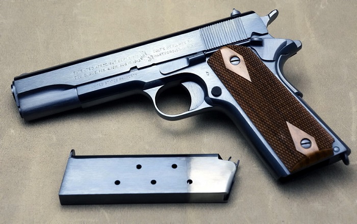 Colt M1911 был разработан в 1911 году/ Фото: warspot.ru