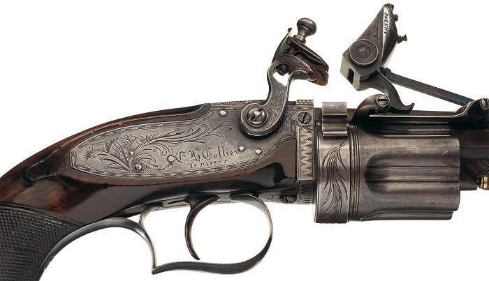 Кремневый револьвер Коллиера/ Фото: historypistols.ru