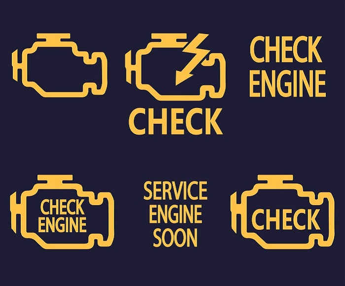 Check Engine на панели приборов/ Фото: elm327-obd2.ru