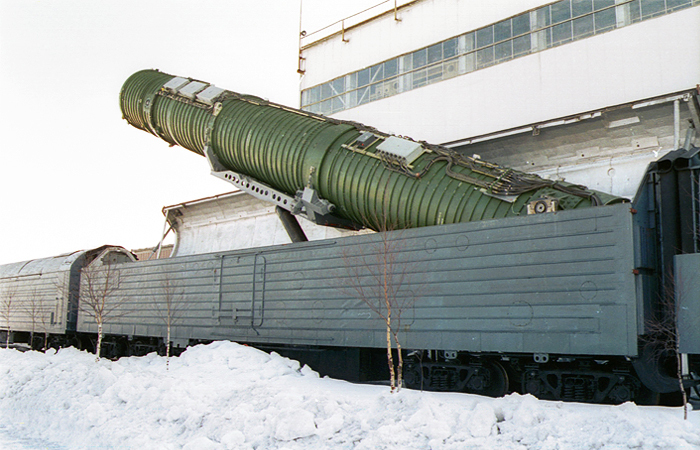 Ядерный поезд «Молодец»/ Фото: pikabu.ru