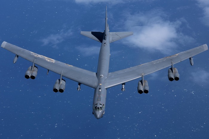 Грузоподъемность Boeing B-52H Stratofortress достигает 32 тонн/ Фото: af.mil