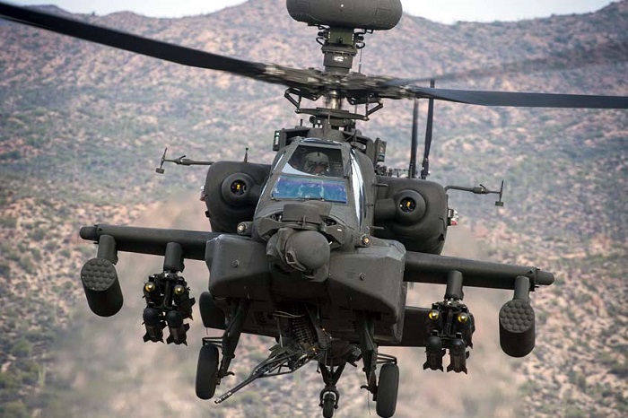 Boeing AH-64 Apache может быть вооружен 16 ракетами Hellfire/ Фото: airframer.com