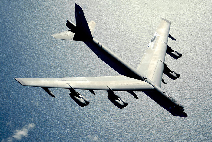 Дальность полета B-52 Stratofortress достигает 16,7 тыс. км/ Фото: military.com
