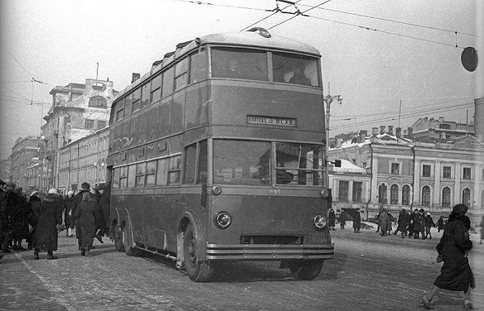 Советские автобусы необычного вида/ Фото: russiainphoto.ru