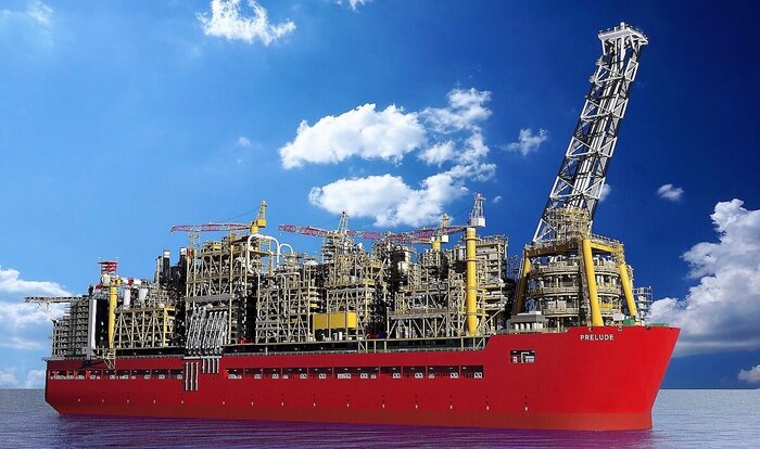 Prelude FLNG была построена для британской компании Shell