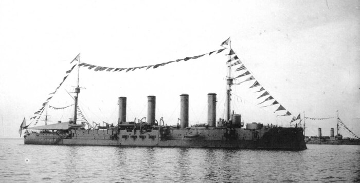 Крейсер «Паллада» был затоплен немецкой подлодкой в 1914 году/ Фото: wikimedia.org