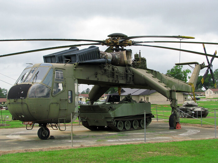 Sikorsky CH-54 Tarhe впервые был испытан в 1962 году/ Фото: flickr.com