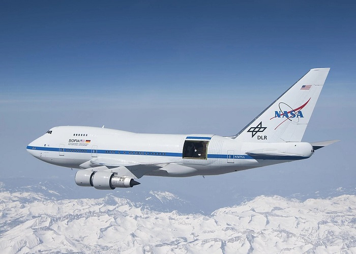 На борту SOFIA установлен рефлекторный телескоп
