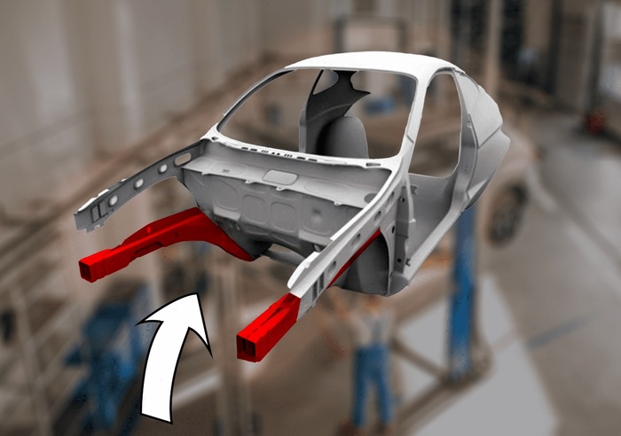 Лонжерон является важной конструктивной деталью автомобиля