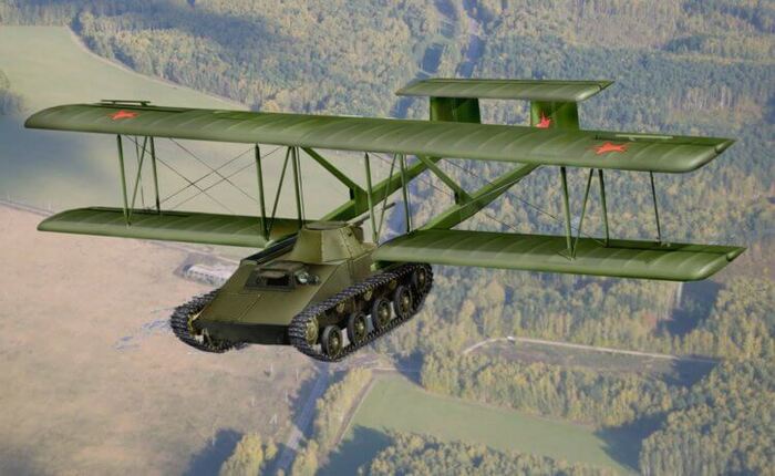 Советский летающий танк конструкции Олега Антонова