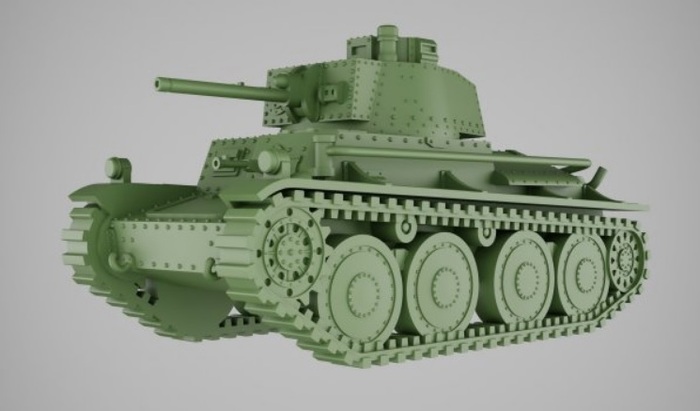 Модель нового польского танка