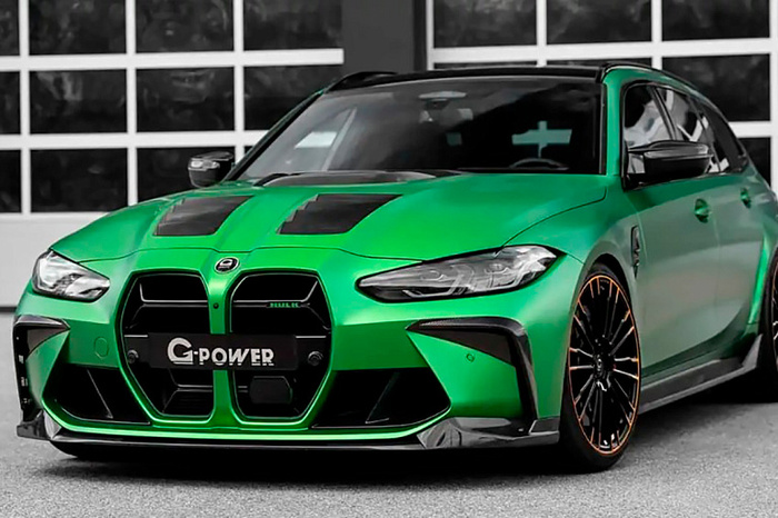 Модель БМВ компании G-power, вид спереди Модель БМВ компании G-power, вид спереди