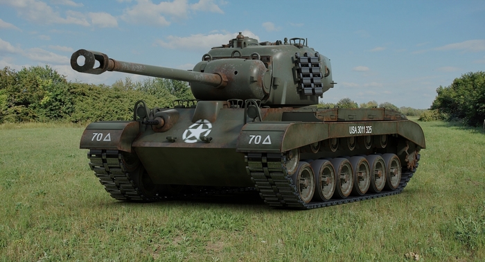 M26 Pershing держится в бою уверенно и спокойно. Фото: eponym.ru