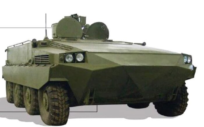 БМП-К64 существует в одном экземпляре, в качестве макета БМП-К64 существует в одном экземпляре, в качестве макета