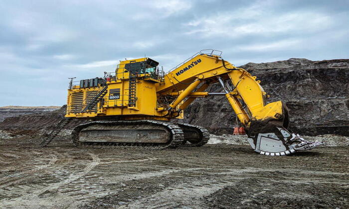 Komatsu PC8000-11 работает в любых климатических условиях