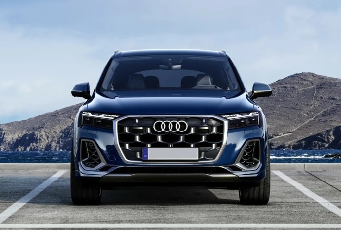 Audi Q7 снабжен электроприводом. Фото: rentluxecar.com