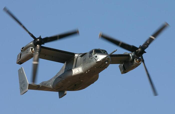 Американский аппарат V-22 Osprey Американский аппарат V-22 Osprey