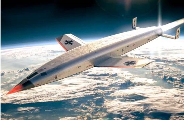 Немецкий Silbervogel должен был скользить вдоль атмосферы Земли