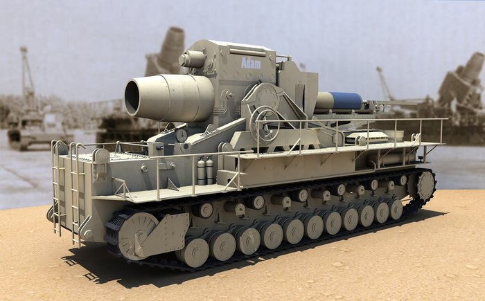 «Карл» мог производить один выстрел за 10 минут «Карл» мог производить один выстрел за 10 минут