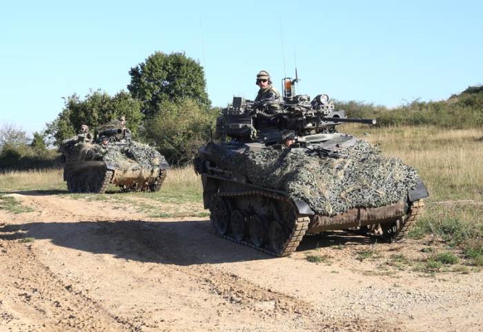 Немецкая танкетка на марше