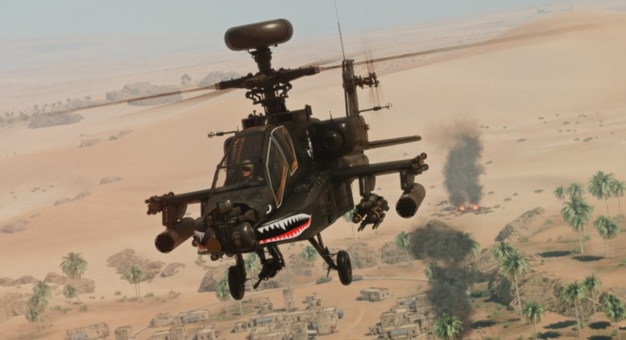 AH-64D Apache впервые применили в Панаме/ Фото: warthunder.ru