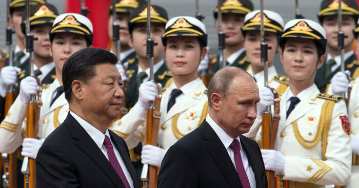 Владимир Путин и Си Цзиньпин/ Фото: nytimes.com