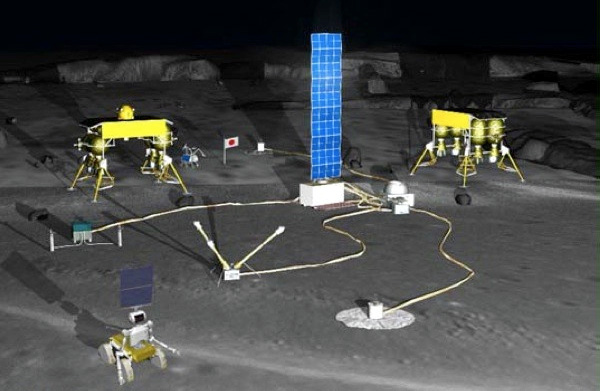 Роботы построят японскую базу на Луне