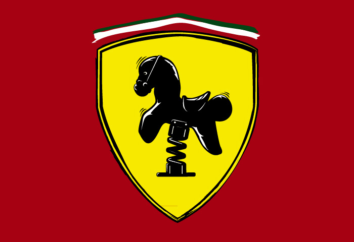 Ferrari в молодости