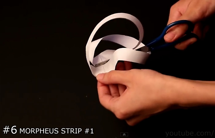Видео-инструкция: как сделать ленту Мебиуса из бумаги