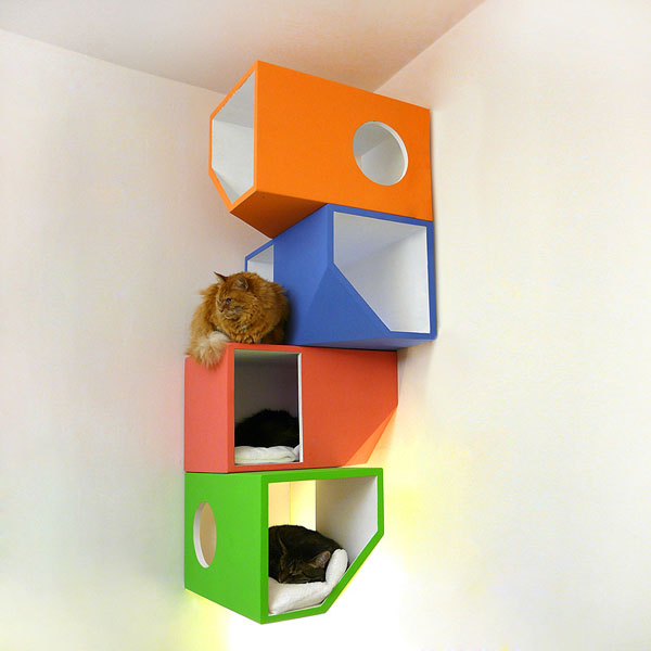 Современный модульный дом для кошек