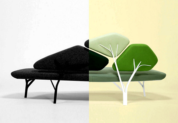 Borghese sofa: диван-дерево в современном интерьере