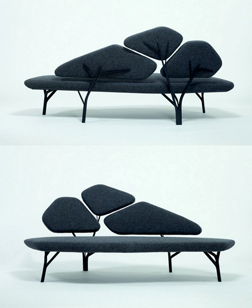 Borghese sofa: диван-дерево в современном интерьере