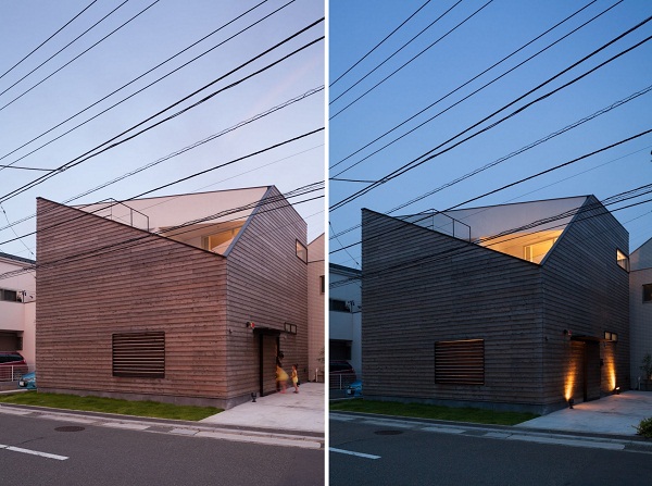 House in Ofuna: японский дом, которому «снесло крышу»