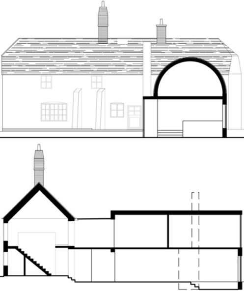 L-shaped – креативное расширение традиционного деревенского дома в Англии