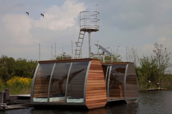 Catamaran Ecolodge: плавающее жилище в Нидерландах