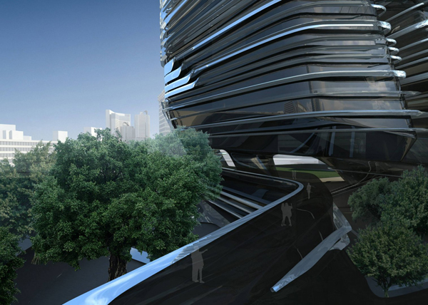 Бесшовная архитектура университета для Гонконга от Захи Хадид