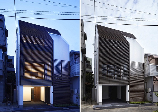 IS House – компактный трехкомпонентный дом от японских архитекторов
