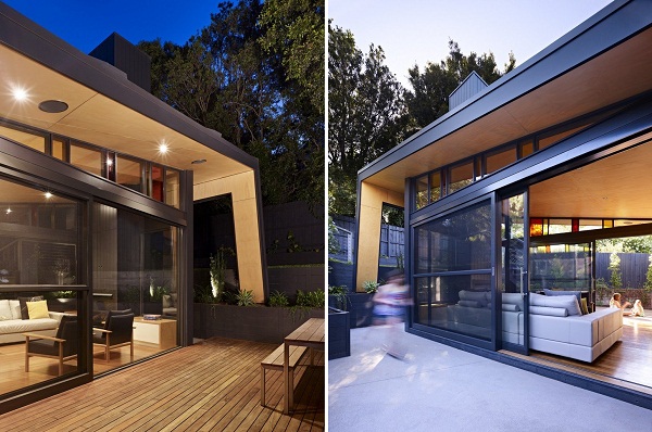 Неукротимая геометрия современного жилого дома Kew House в Мельбурне