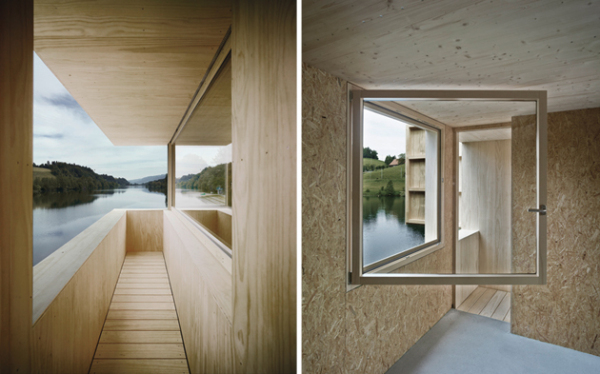 Lake Rotsee Refuge: минималистская смотровая площадка на швейцарском озере