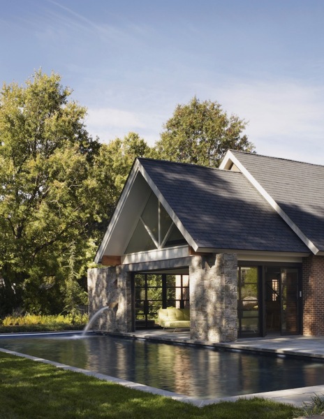 Open Plan Pool House – открытый миру дом от американских архитекторов