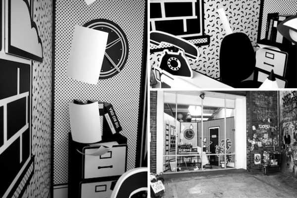 Real Life London Pop Art Office: офис-инсталляция от британских дизайнеров