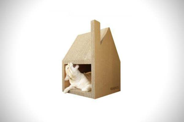 Scratch house: картонный дом для вашей кошки