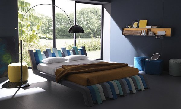 Кровать Cubed Bed от Bolzan Letti