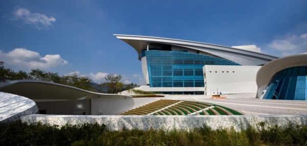 Gyeongju Arts Center - новое здание центра современного искусства в Кенсан-Пукто