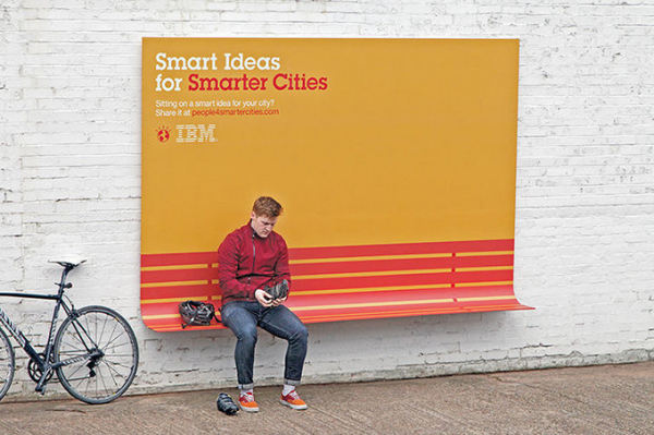 «Умная» городская реклама от IBM  