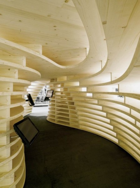 Lignum Pavilion – деревянный павильон от Frei + Saarinen Architects
