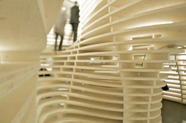Lignum Pavilion – деревянный павильон от Frei + Saarinen Architects